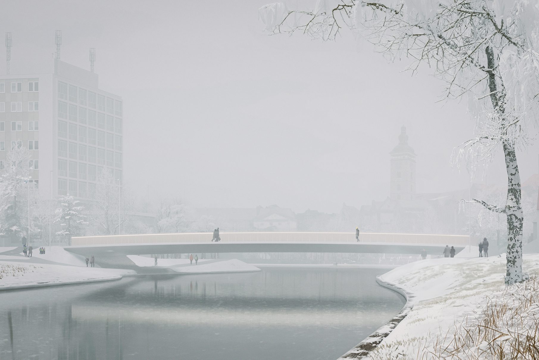 Rusina Frei Architects monolot archviz