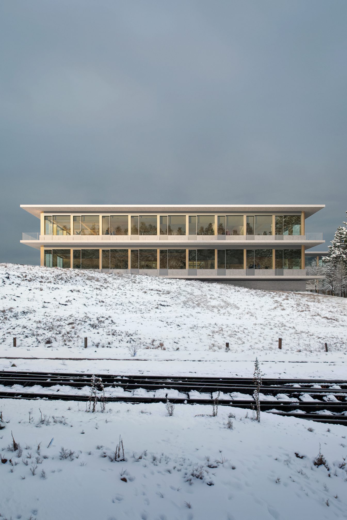 visualization by monolot; higher and secondary school extension in Liberec