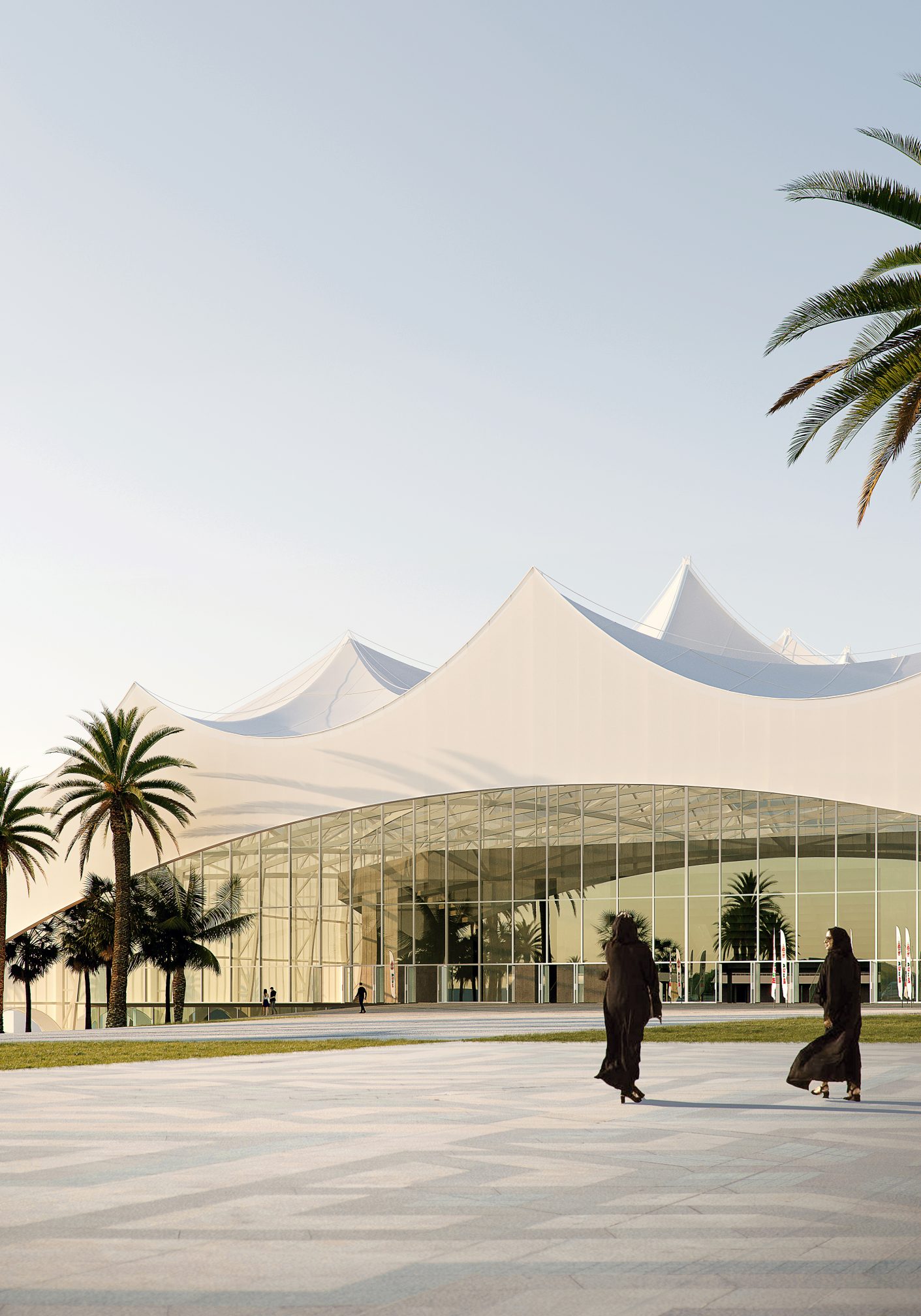 basketball arena in morocco archviz